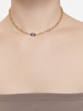 Blue Evil Eye | Gold Necklace